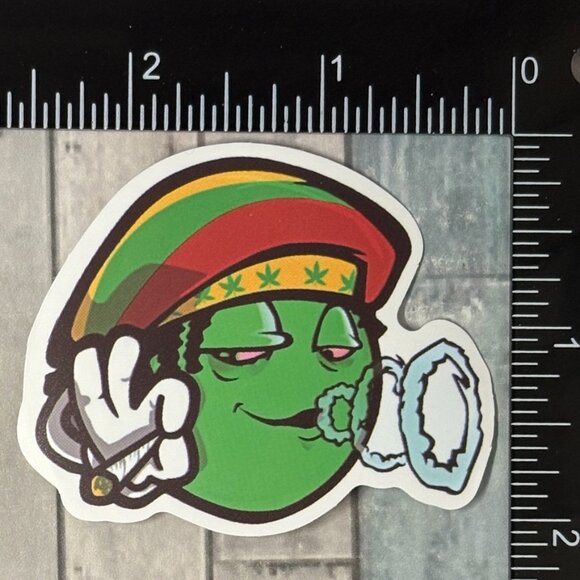 🌀10/$10🌀 Psychedelic 420 Reusable Waterproof Vinyl Sticker Decal - Picture 1 of 1